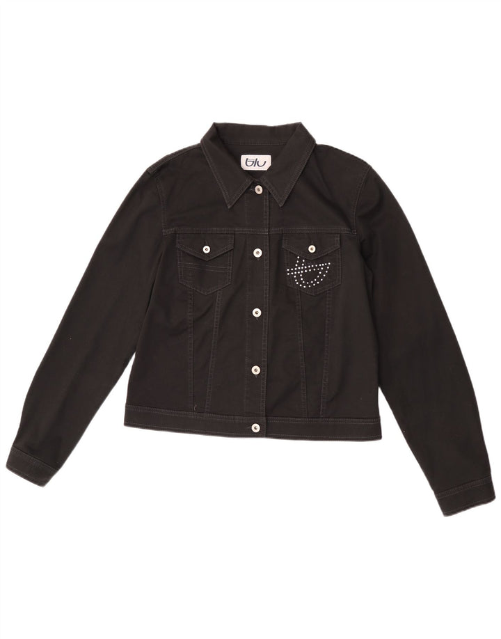 Byblos Γυναικείο Μπουφάν Bomber IT 50 XL Μαύρο Βαμβακερό