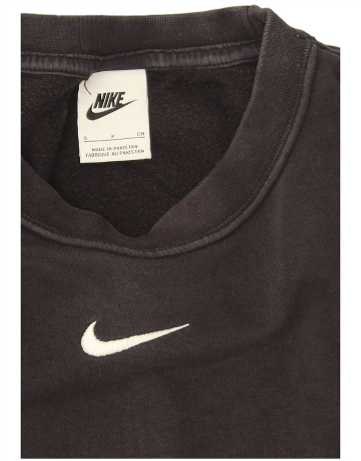 Ανδρικό φούτερ Nike με χαλαρή εφαρμογή, μαύρο βαμβακερό