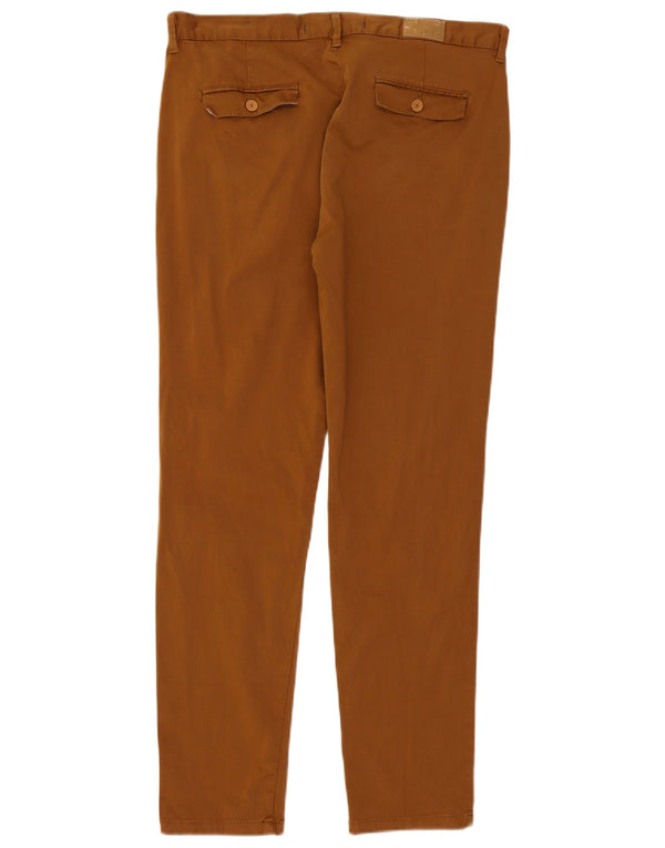 Zara Ανδρικό παντελόνι Chino Slim EU 44 Large W34 L30 Brown