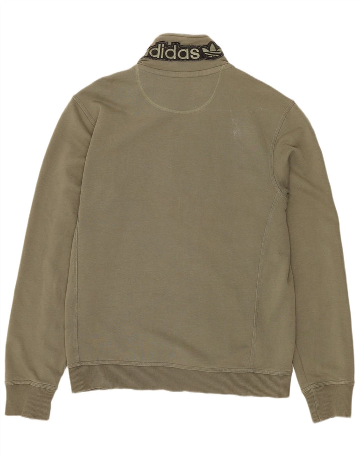 Γυναικεία αθλητική φόρμα ADIDAS Top Jacket UK 16 Large Khaki