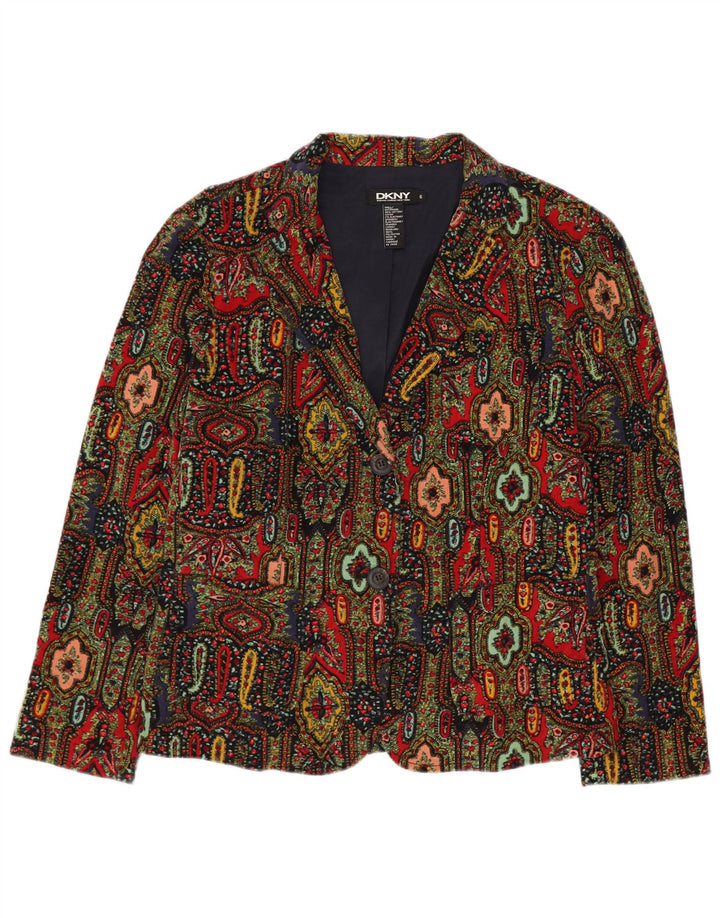 Dkny Γυναικείο τζάκετ blazer US 6 Medium πολύχρωμο Paisley