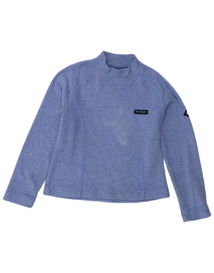 Reebok Γυναικεία Φούτερ Jumper UK 12 Medium Blue Polyester