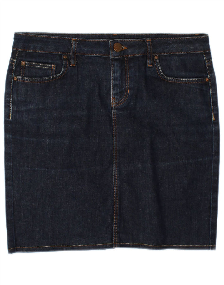 ZARA Γυναικεία Τζιν Φούστα EU 38 Small W28 Navy Blue