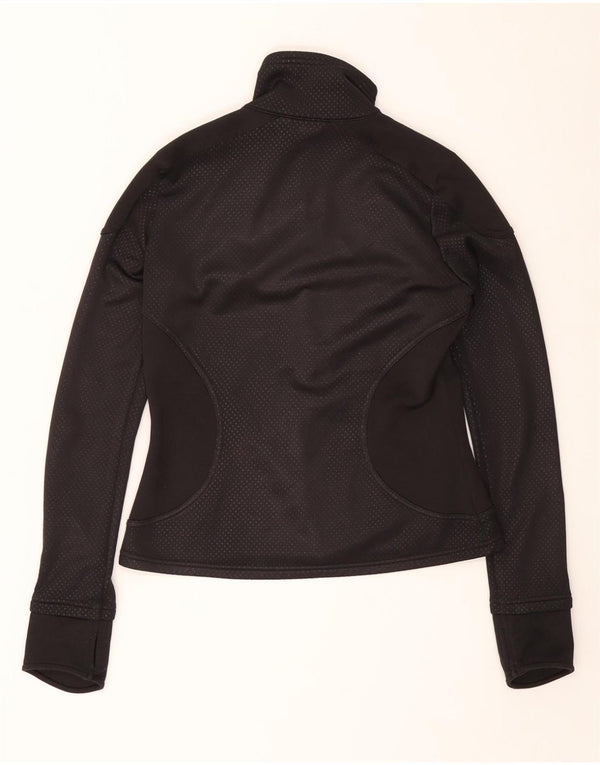 Γυναικεία αθλητική φόρμα PUMA Top Jacket UK 14 Medium Black Spotted Polyester