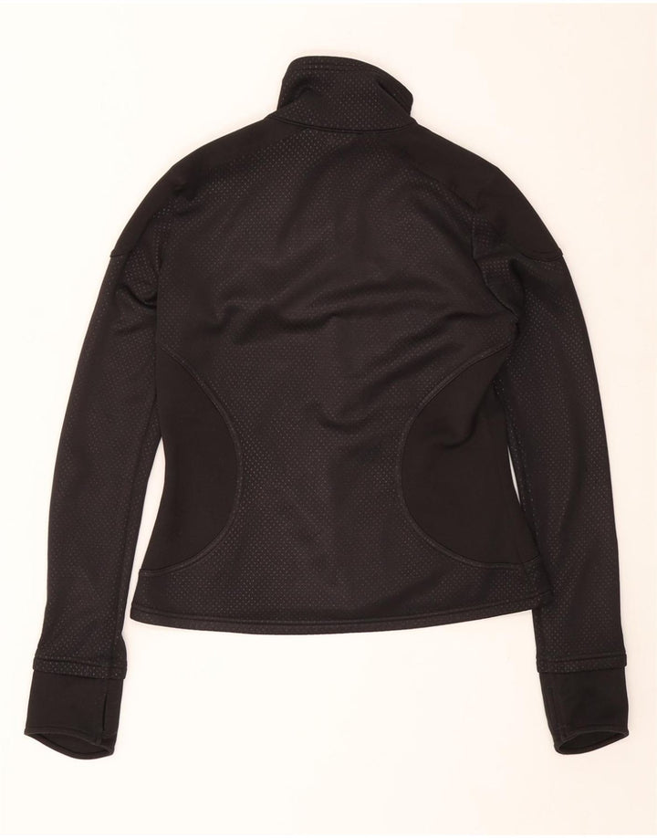 Γυναικεία αθλητική φόρμα PUMA Top Jacket UK 14 Medium Black Spotted Polyester