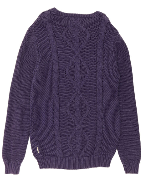 Ανδρικό πουλόβερ Jack Wills Boat Neck Jumper Medium Navy Blue Cotton