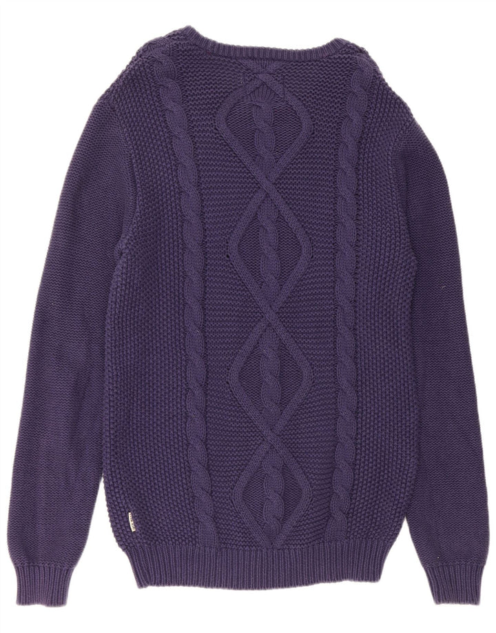 Ανδρικό πουλόβερ Jack Wills Boat Neck Jumper Medium Navy Blue Cotton
