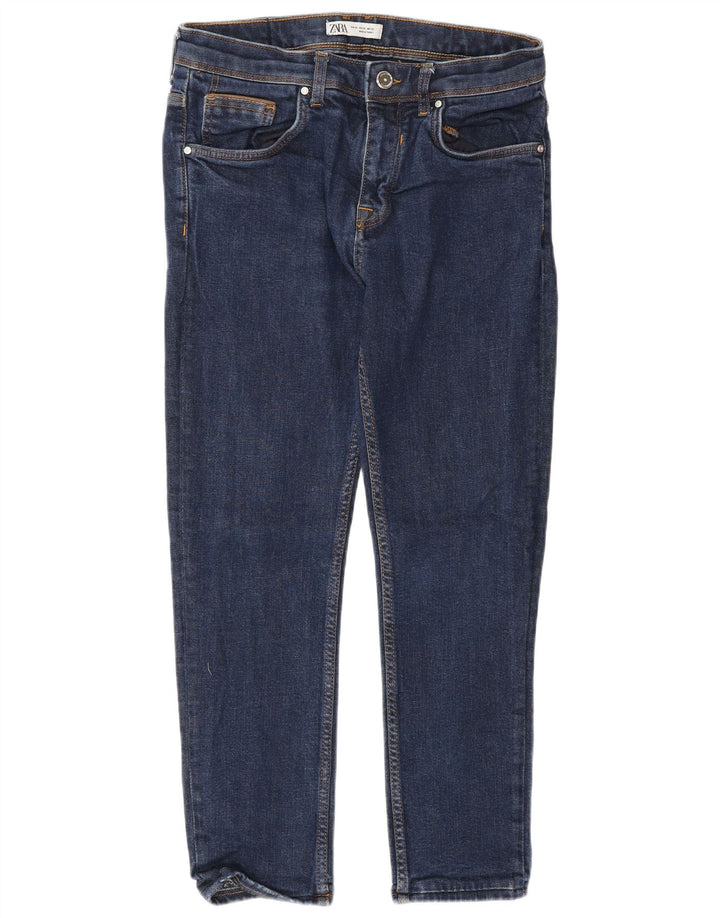Zara Ανδρικό Slim Jeans EU 42 Large W32 L26 Blue