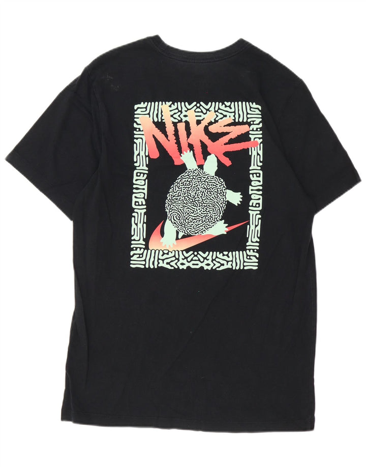 Ανδρικό γραφικό μπλουζάκι Nike, μεσαίο μαύρο