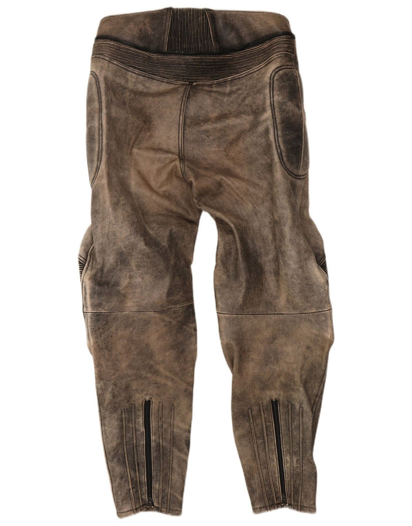 Ανδρικό παντελόνι ποδηλάτου MODEKA Μέγεθος 58 3XL W36 L31 Grey Tie Dye Leather