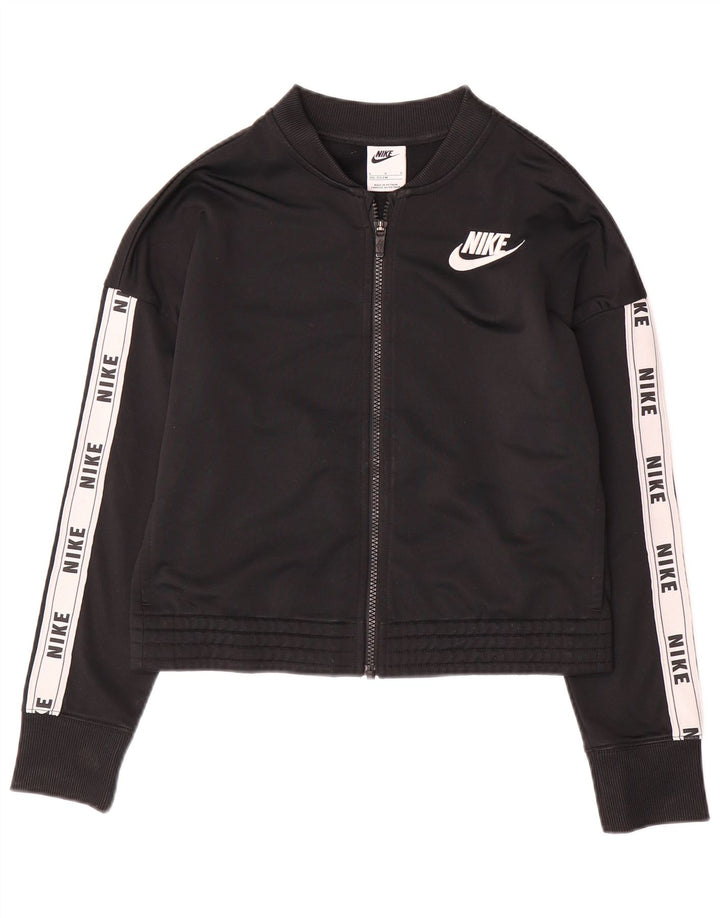 Κορίτσια γραφική φόρμα NIKE Top Jacket 12-13 Years Large Black