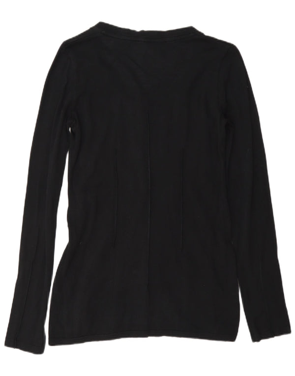 Liu Jo Womens Cardigan Sweater IT 42 Medium Black