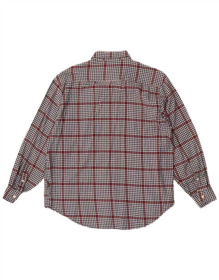 Ανδρικό πουκάμισο Lee μεγάλο γκρι βαμβακερό Gingham