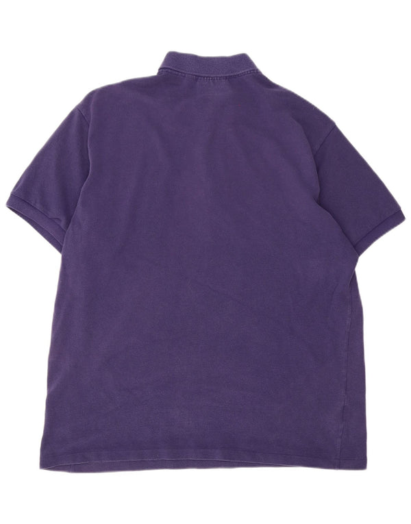 Ανδρικό πουκάμισο Lacoste Classic Fit Polo Μέγεθος 6 XL Μωβ βαμβακερό