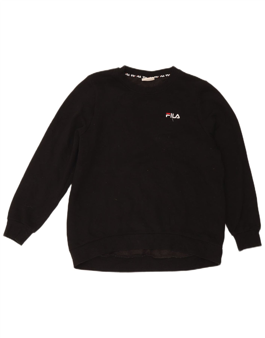 Fila Γυναικείο Φούτερ Jumper UK 14 Large Μαύρο Βαμβακερό