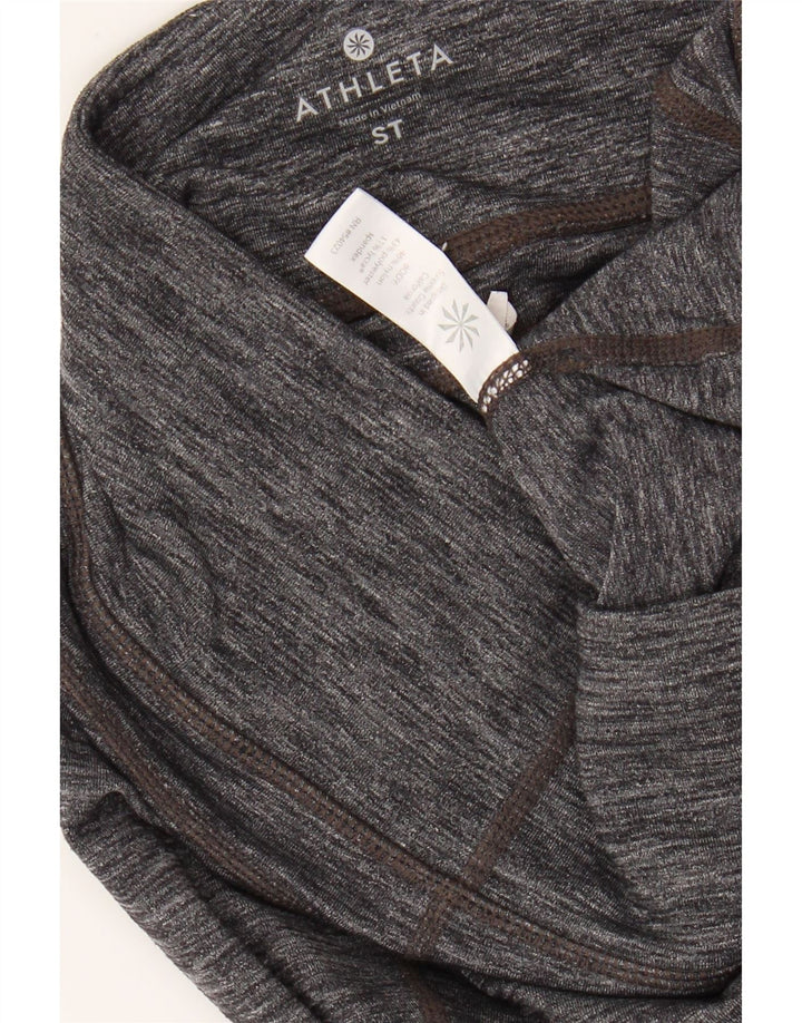 ATHLETA Γυναικεία Κολάν UK 8 Small Grey Flecked Nylon