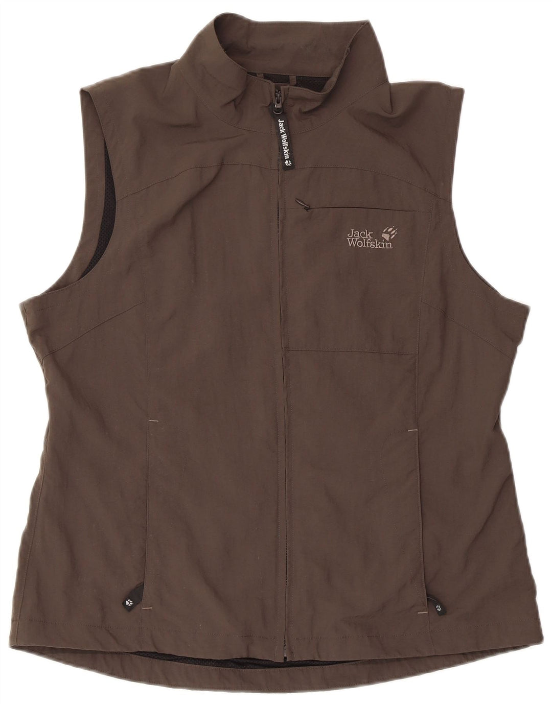 Γυναικεία αμάνικη φόρμα JACK WOLFSKIN Top Jacket UK 18/20 XL Γκρι