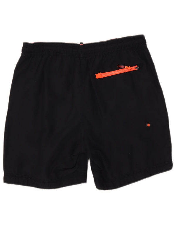 Superdry Γυναικεία γραφικά σορτς κολύμβησης UK 10 Small Navy Blue Polyester