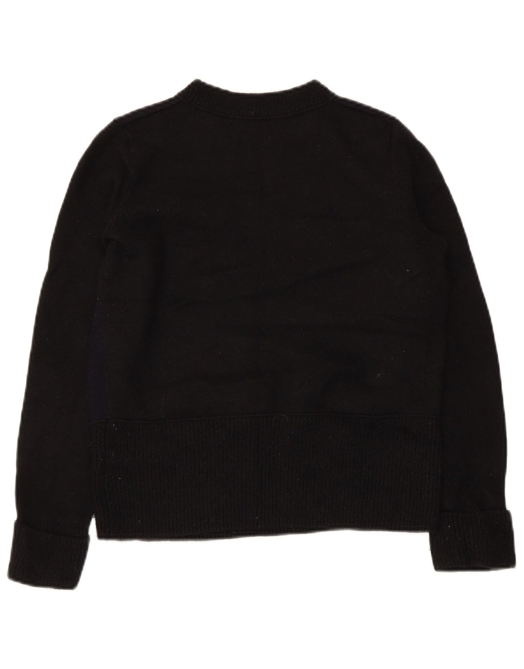 Γυναικείο πουλόβερ Cos Crew Neck Jumper UK 10 Small Black Wool