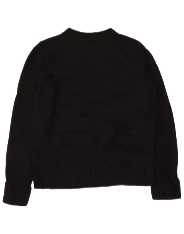 Γυναικείο πουλόβερ Cos Crew Neck Jumper UK 10 Small Black Wool