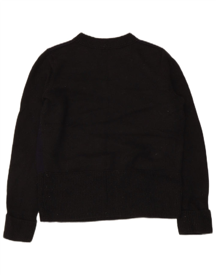 Γυναικείο πουλόβερ Cos Crew Neck Jumper UK 10 Small Black Wool