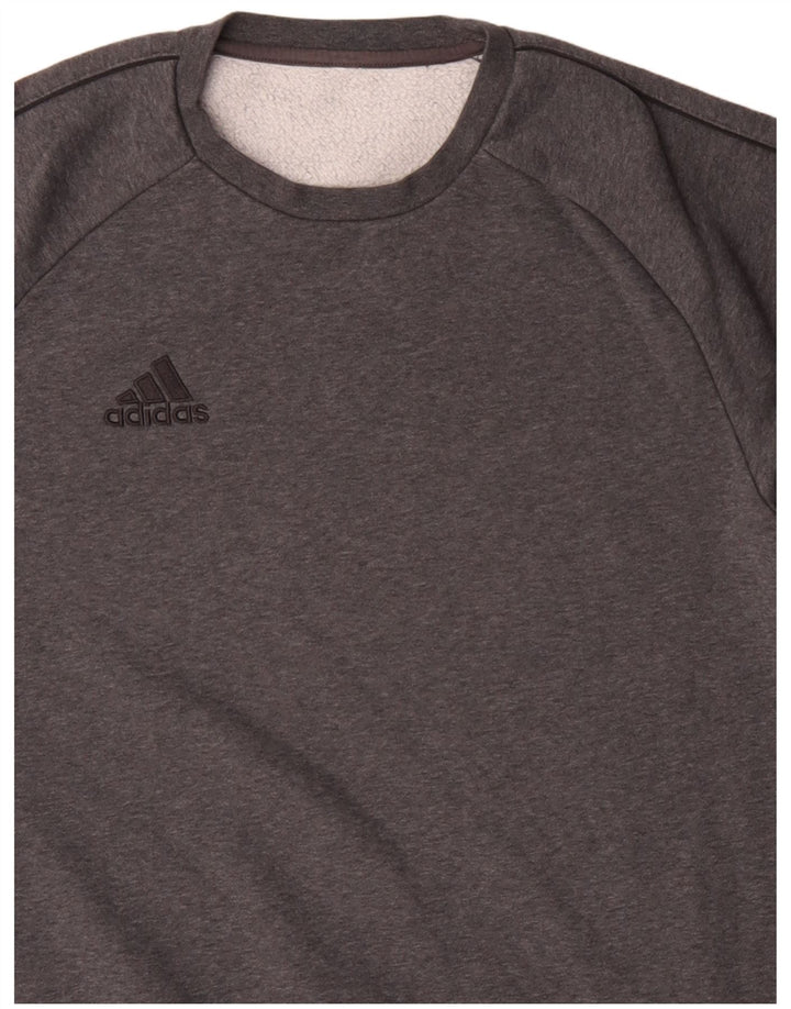 Ανδρικό φούτερ Adidas Jumper Μικρό Γκρι βαμβακερό