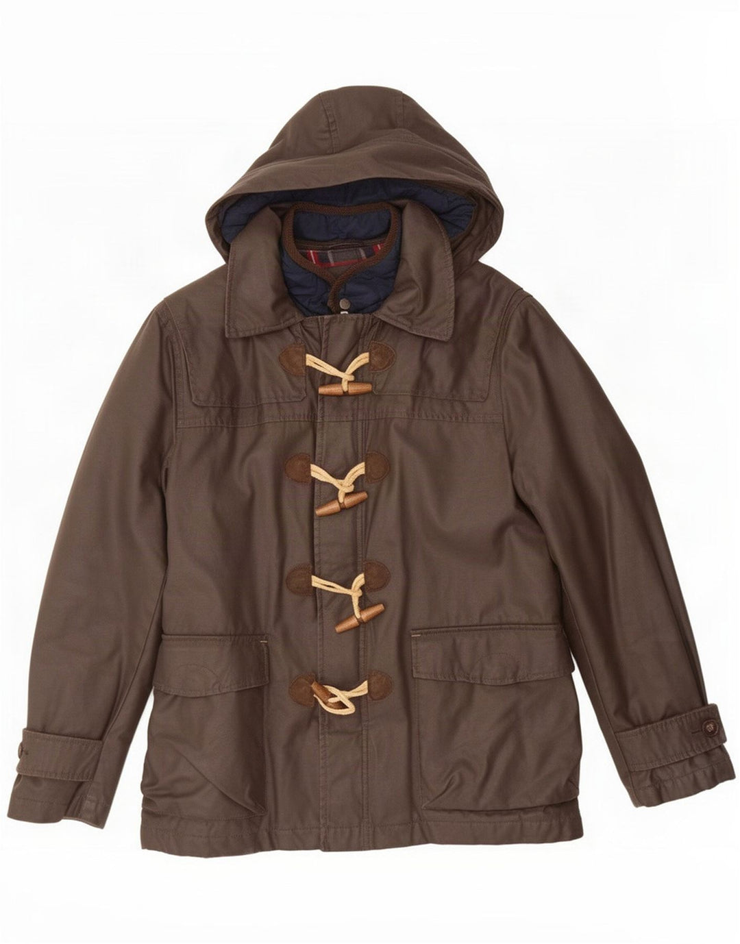 Gutteridge Ανδρική κουκούλα Duffle Coat IT 48 Medium Brown