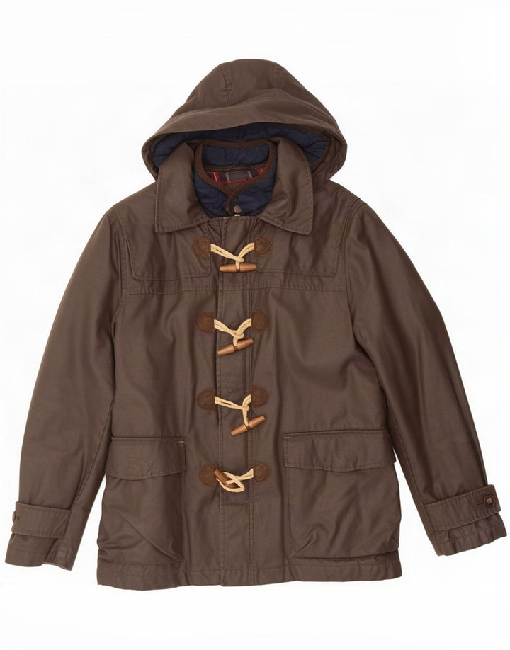 Gutteridge Ανδρική κουκούλα Duffle Coat IT 48 Medium Brown