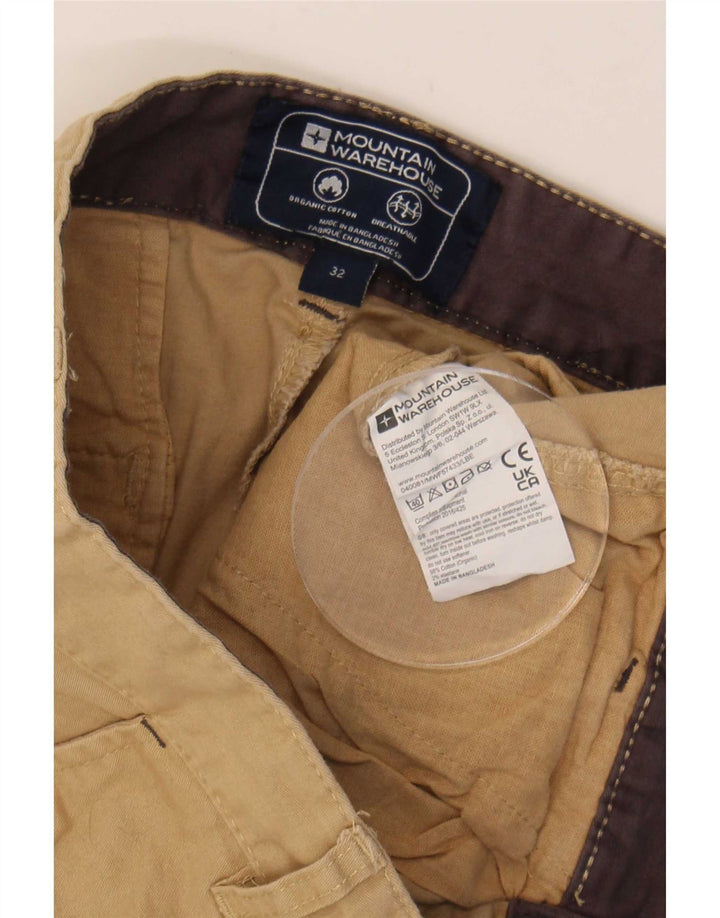 Ανδρικό σορτς Chino Mountain Warehouse W32 Βαμβακερό μεσαίο μπεζ