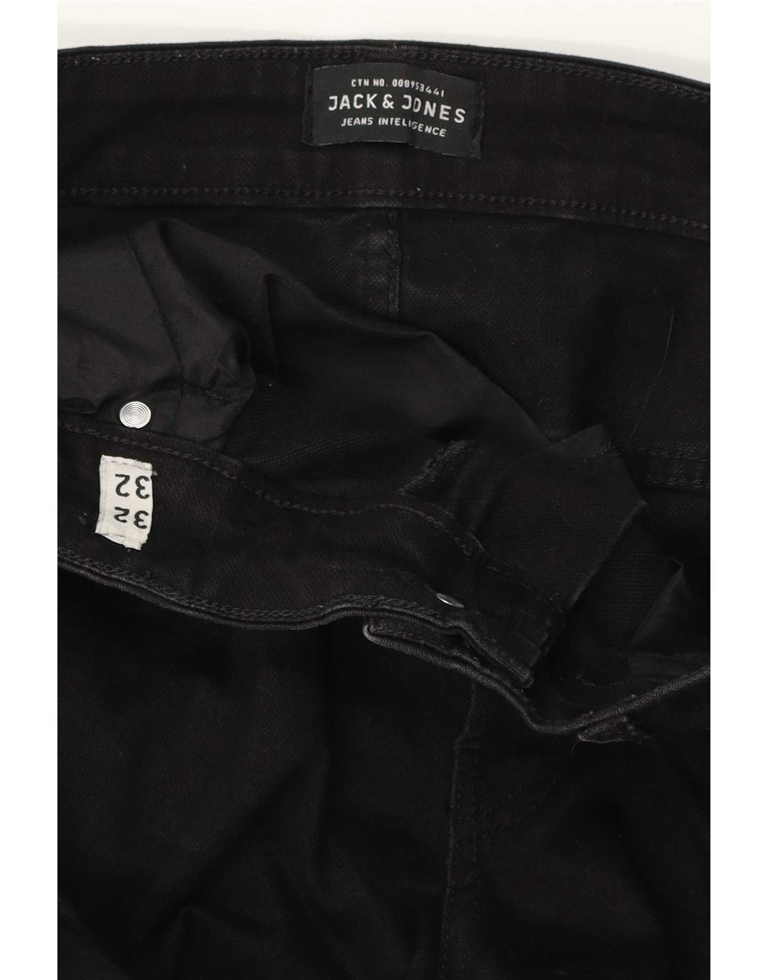 Jack & Jones Ανδρικό Slim Jeans W32 L32 Μαύρο