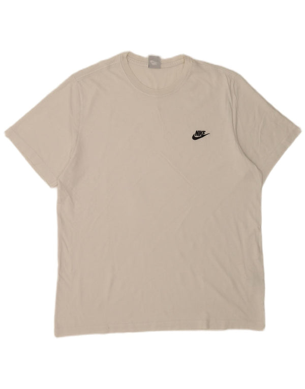 Ανδρικό T-Shirt Nike XL Λευκό βαμβακερό