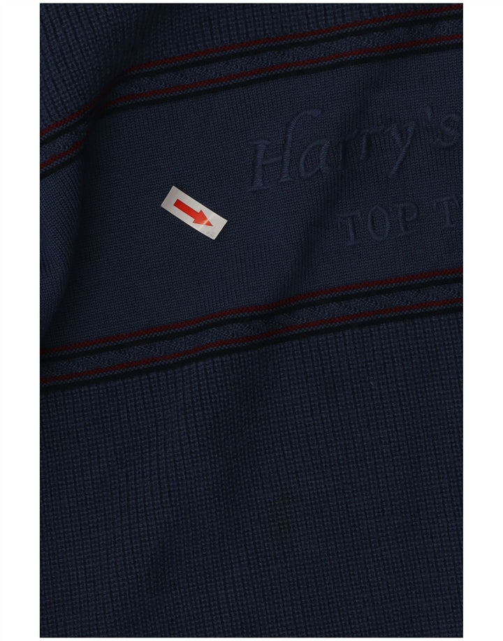 Ανδρικό πουλόβερ VINTAGE Graphic Crew Neck Jumper XL Blue Wool