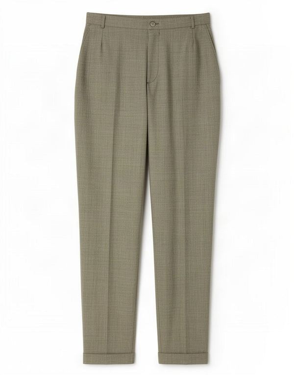 Max&Co. Γυναικείο παντελόνι με ψηλόμεσο κωνικό casual UK 16 μεγάλο W32 L30 πράσινο