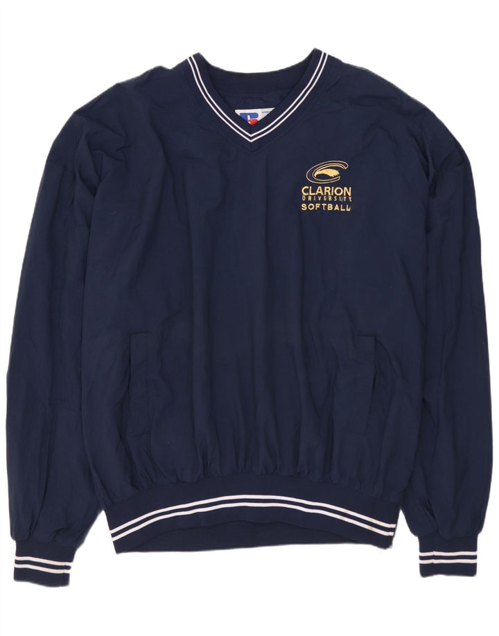 Russell Athletic Ανδρική φόρμα πουλόβερ Μπουφάν XL Navy Blue Nylon