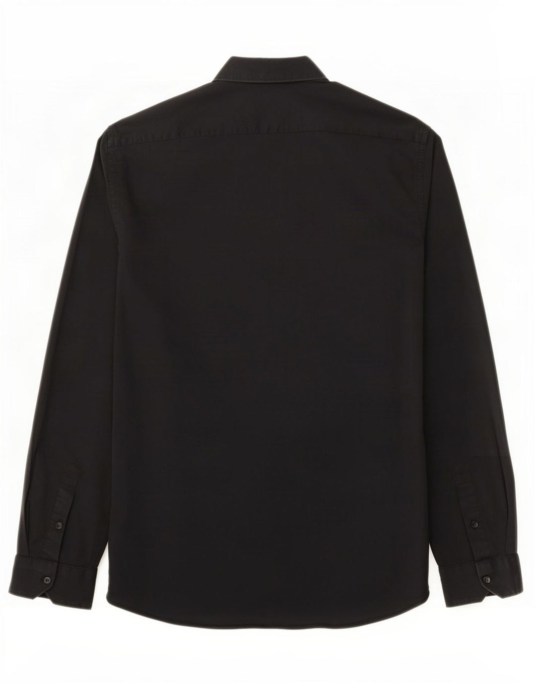 Zara Ανδρικό πουκάμισο Super Slim Fit μεγάλο μαύρο βαμβακερό