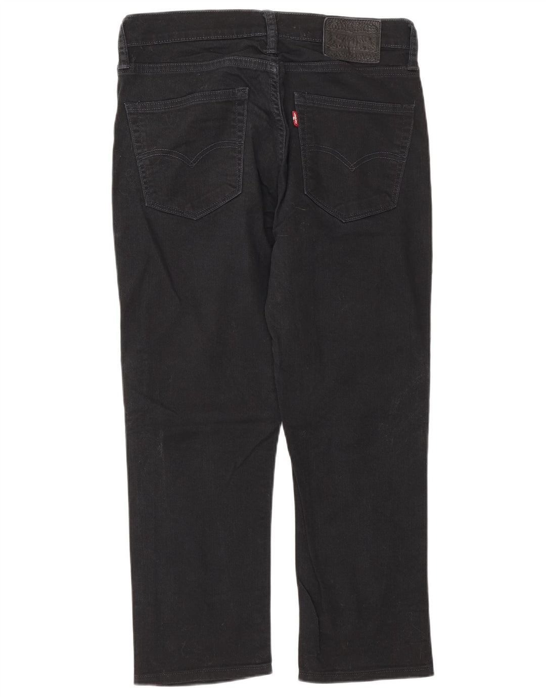 Ανδρικό τζιν Levi's Cropped Straight W31 L25 μαύρο βαμβακερό