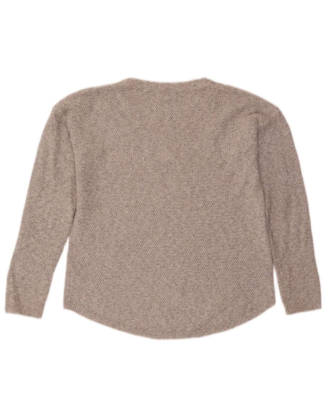 Γυναικείο πουλόβερ με λαιμό σκάφος μεγάλου μεγέθους 10 μικρό γκρι βαμβακερό