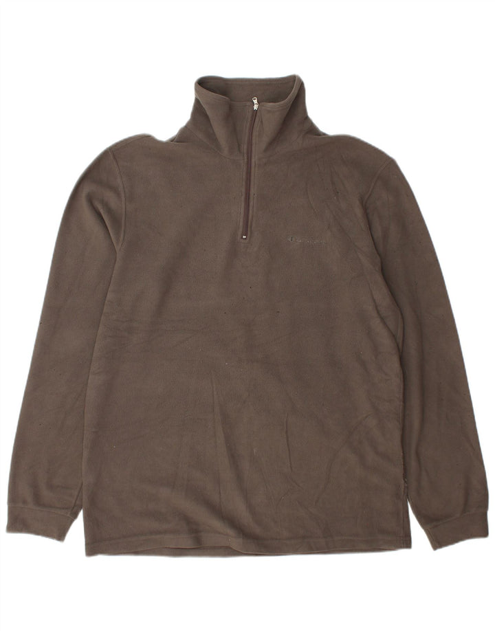 Champion Ανδρικό φερμουάρ Fleece Jumper Large Grey
