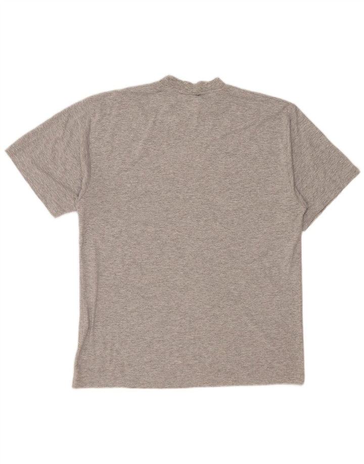 Ανδρικό T-Shirt Wrangler Τοπ μεσαίου γκρι βαμβακερό