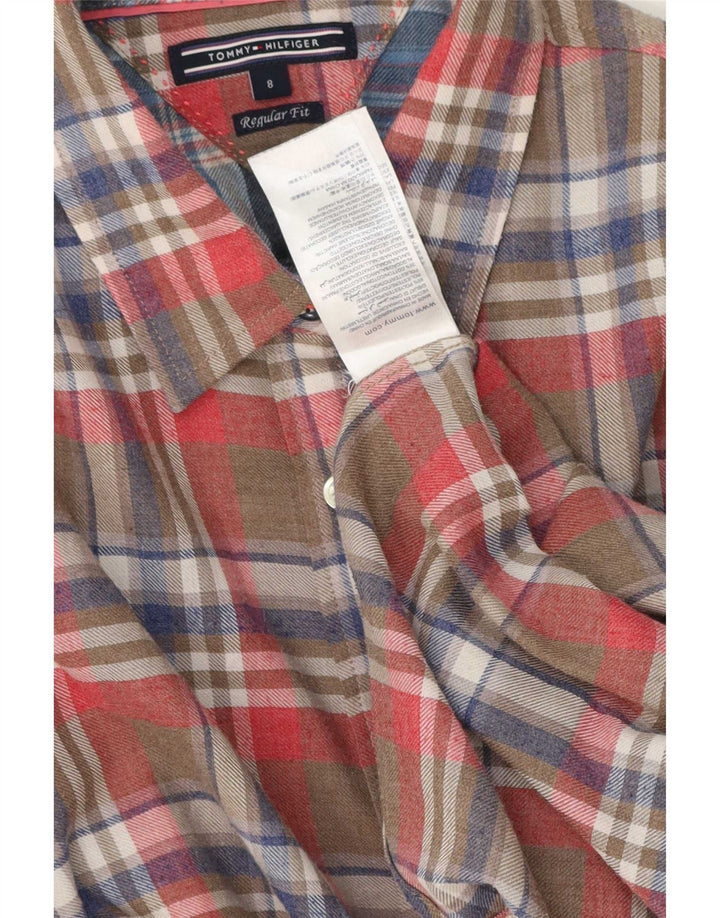Tommy Hilfiger Γυναικείο Φανελένιο Πουκάμισο US 8 Μεσαίο Πολύχρωμο Έλεγχο