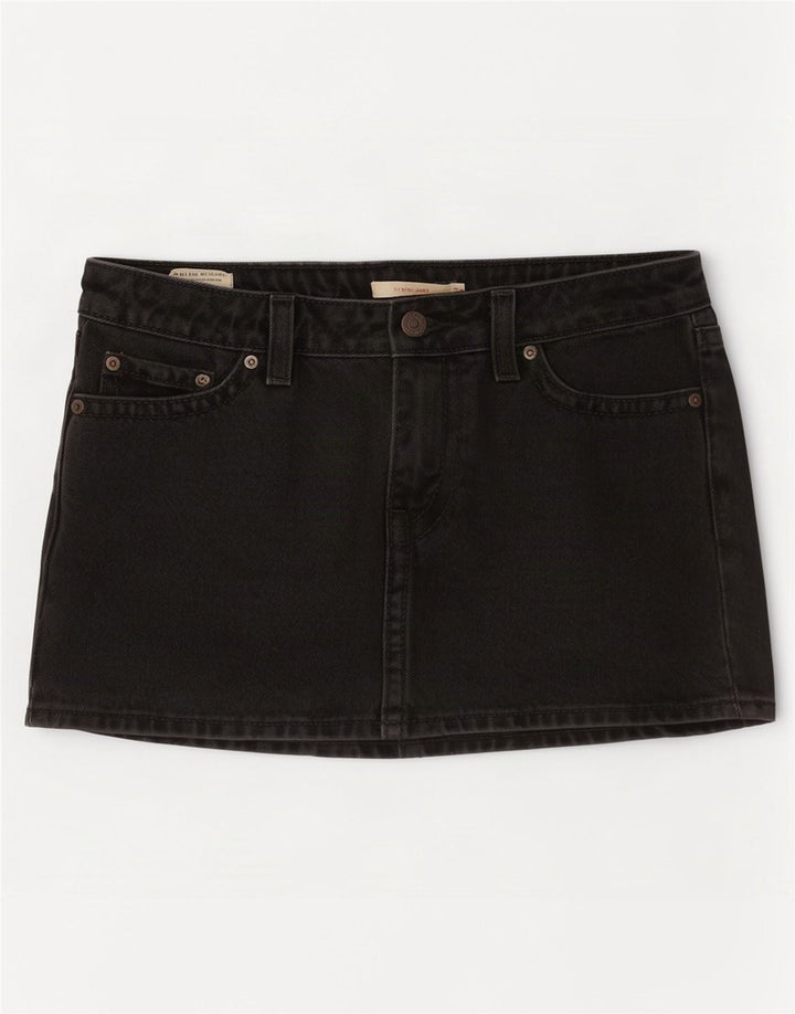 Γυναικεία Μίνι Τζιν Φούστα Levi's W28 Μεσαίο Γκρι Βαμβακερό