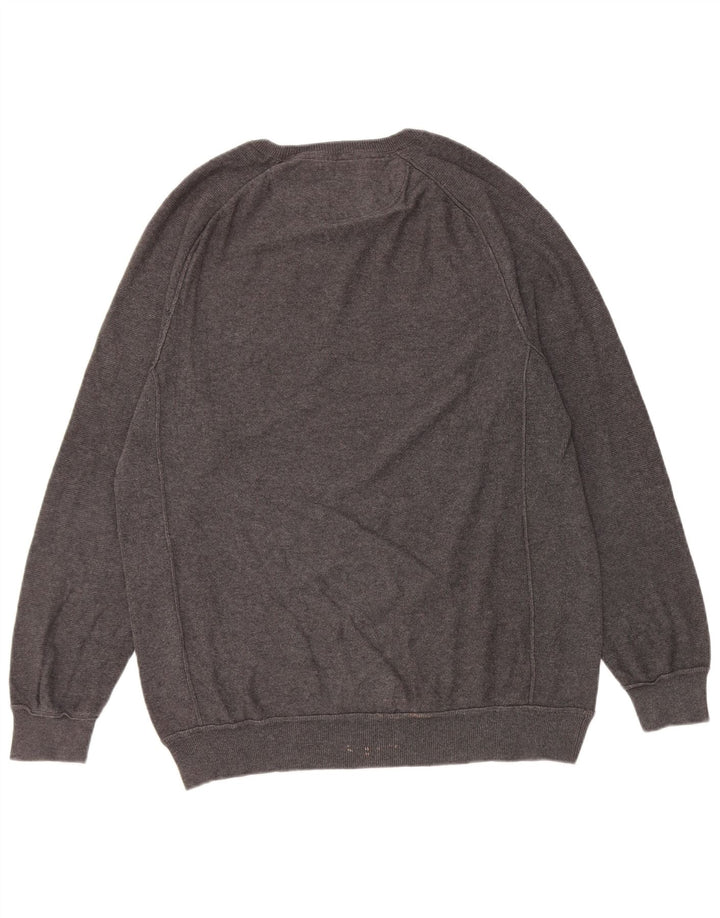 Ανδρικό πουλόβερ French Connection Boat Neck Jumper Μεσαίο γκρι βαμβακερό