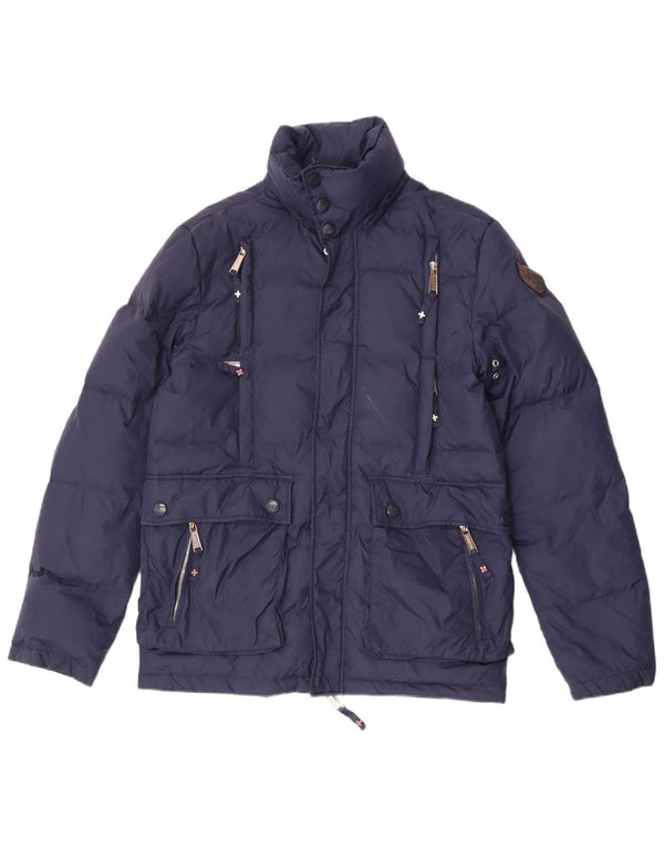 Zu Elements Γυναικείο μπουφάν με επένδυση UK 36 Small Navy Blue Polyamide