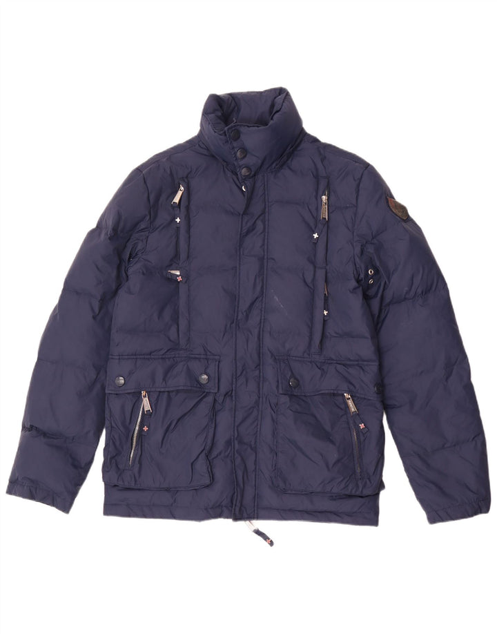 Zu Elements Γυναικείο μπουφάν με επένδυση UK 36 Small Navy Blue Polyamide