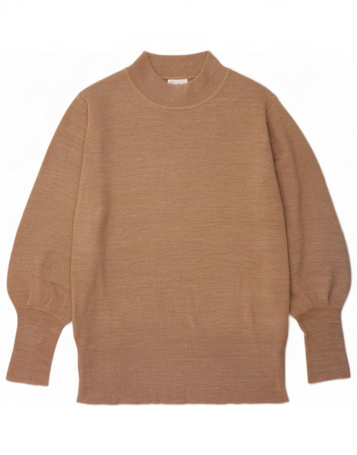 Marks & Spencer Γυναικείο πουλόβερ με λαιμό χελώνα UK 14 Medium Beige