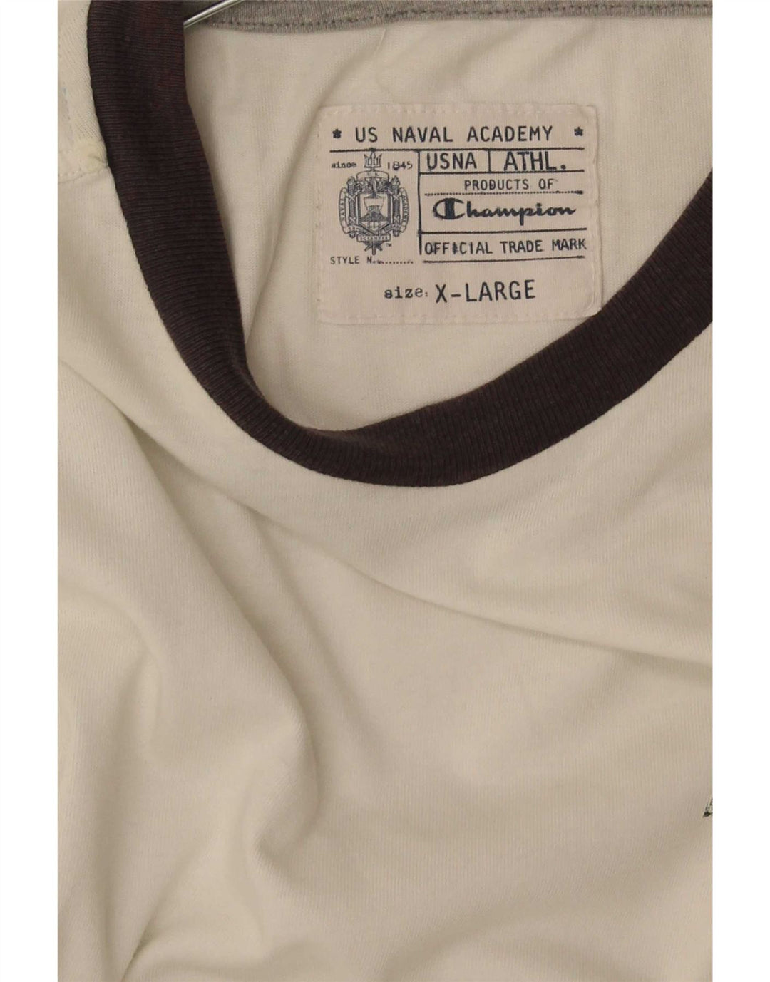 Ανδρικό γραφικό T-Shirt Champion Top XL White Colourblock