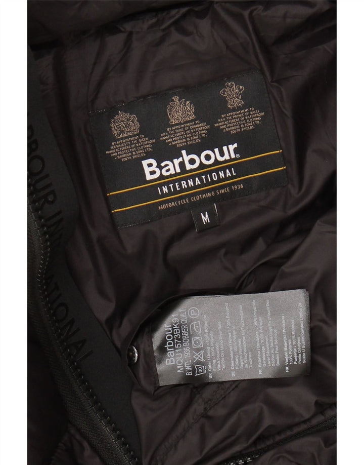 Ανδρικό μπουφάν με κουκούλα Barbour UK 38 Medium Black Polyamide