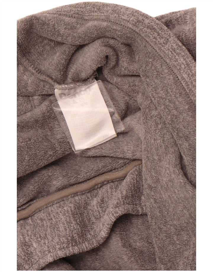 ΠΑΓΚΟΣ Γυναικείο γραφικό φλις μπουφάν UK 12 Medium Grey Polyester