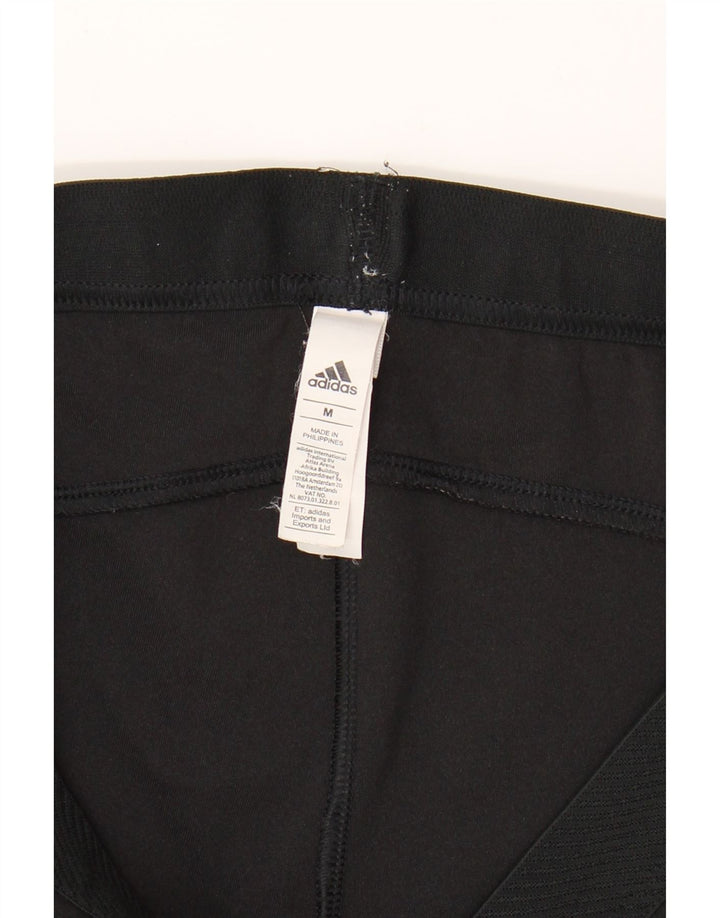 Γυναικείο κολάν ADIDAS Crop UK 12 Medium Black Nylon