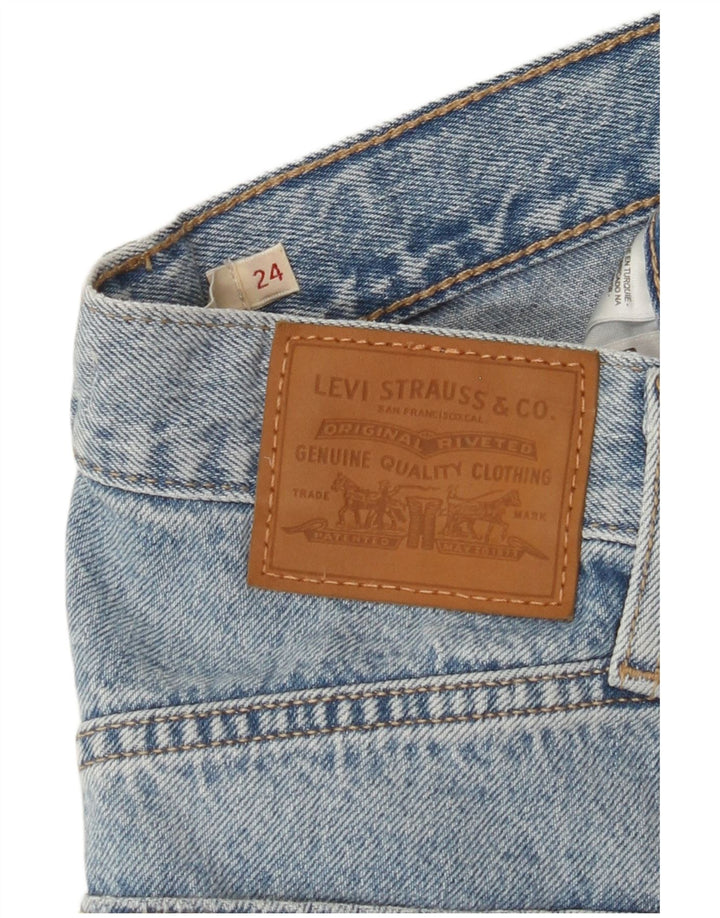Γυναικείο τζιν σορτς LEVI'S W24 XS Μπλε βαμβακερό